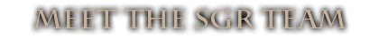 meet the sGR TEAM